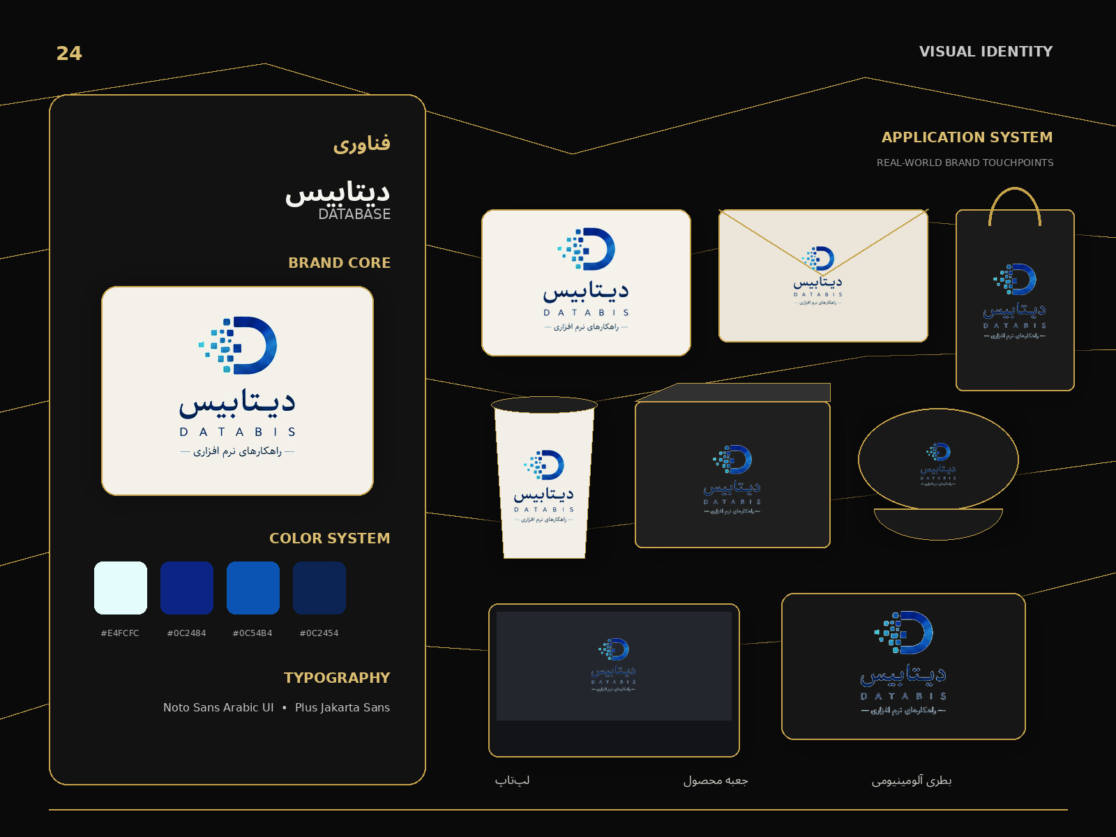 هویت بصری دیتابیس