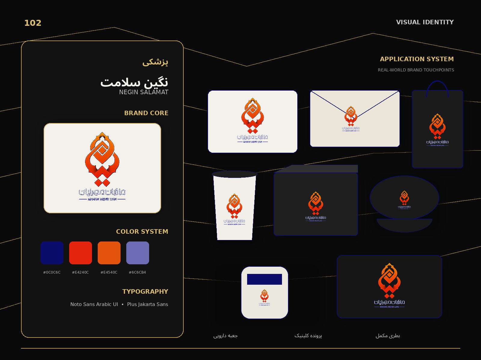 هویت بصری نگین سلامت